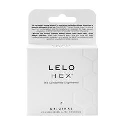 HEX ORIGINAL Preservativos 3 Pack