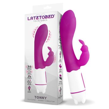 Tonny Rabbit Vibrator USB Silicone Purple