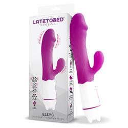 Ellys Rabbit Vibrator USB Silicone Purple