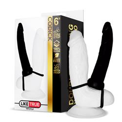 Codick 6" Double Cockring with Realistic Dildo