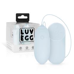 Vibrating Egg emote Control Rechargable Blue