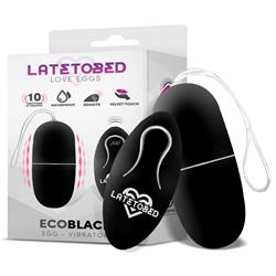 Ecoblack Egg Vibrator with Remote Control