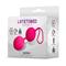 Geisha Double Kegel Balls Rose Red