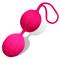 Geisha Double Kegel Balls Rose Red