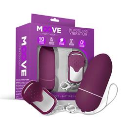 Remote Egg Vibrator Dark Purple