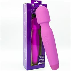 Magic Wand Massage Silicone Purple