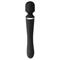 Massage Wand with 2 Motors Silicone Black