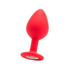 Large Diamond Butt Plug - Red