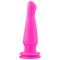 Neon  Vibrating Butt Plug-Pink