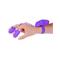 Neon Magic Touch Finger Fun Purple