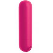 Vibrating Bullet Play Rechargeable USB 10 Functions Fuchsia