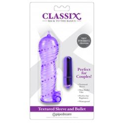Classix - Textured Sleeve & Bullet, Purple