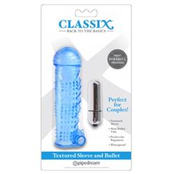 Classix - Textured Sleeve & Bullet, Blue