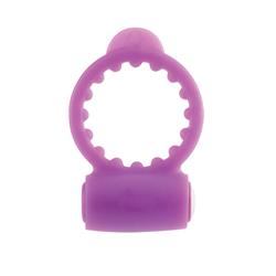 Neon  Vibrating Cockring-Purple