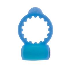 Neon Vibrating Cockring Blue