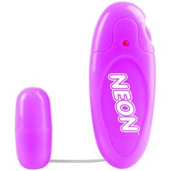 Neon Bala Vibradora a Control Remoto Luv Touch Púrpura