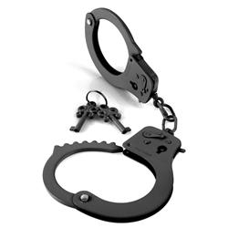 Fetish Fantasy Series Designer Metal Handcuffs Black