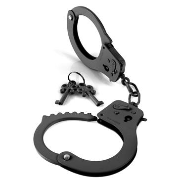 Fetish Fantasy Series Designer Metal Handcuffs Black