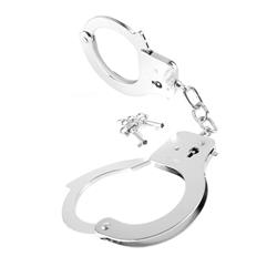 Fetish Fantasy Series Designer Metal Handcuffs Silver