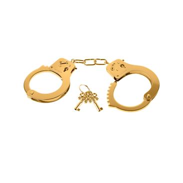 Fetish Fantasy Gold  Metal Cuffs-Gold