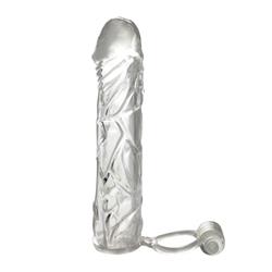Fantasy X-tensions  Vibrating Super Sleeve-Clear