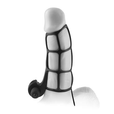 Fantasy X-tensions Deluxe Silicone Power Cage Black