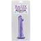Basix Rubber Works  16,51 cm Dong with Suction - Purple