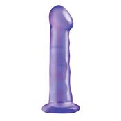Basix Rubber Works  16,51 cm Pene con Ventosa - Color Púrpura