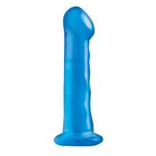 Basix Rubber Works  16,51 cm Pene con Ventosa - Color Azul