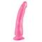 Basix Rubber Works  Slim 7" with Suction Cup-Pink