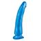 Dildo Slim 17,78 cm with Suction Cup - Blue