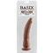 Basix Rubber Works  Slim 7" with Suction Cup-Brown