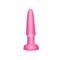 Basix Rubber Works  Beginners Butt Plug-Pink