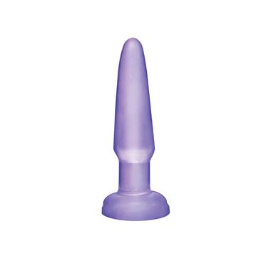 Basix Rubber Works  Beginners Butt Plug-Purple