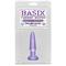 Basix Rubber Works  Beginners Butt Plug-Purple