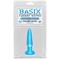 Basix Rubber Works  Beginners Butt Plug-Blue