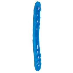 Basix Rubber Works 40,6 cm Double Dong - Colour Blue