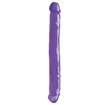 Basix Rubber Works  12" Double Dong-Purple