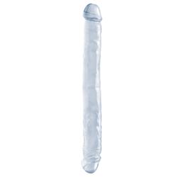 Dildo Doble 30.50 cm Transparente