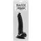 Basix Rubber Works Dong and Testicles with Suction Cup - Colour Black