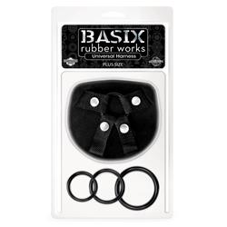 Basix Rubber Works Universal Harness Plus Size
