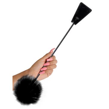 Fetish Fantasy Limited Edition  Feather Crop-Black