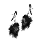 Feather Nipple Clamps Black