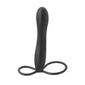 Fetish Fantasy Elite Double Trouble Dildo con Correa Negro