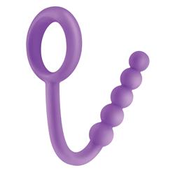 Fetish Fantasy Elite  Ball Cinch with Anal Bead Purple