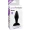 Anal Fantasy Collection  Small Silicone Plug-Black