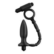 Anal Fantasy Collection  Ass-Kicker with Cockring - Color Negro