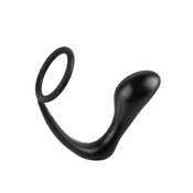 Estimulador Anal Ass-Gasm Cockring Plug  - Color Negro