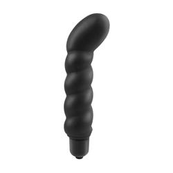 Anal Fantasy Collection Ribbed P-Spot Vibe - Colour Black