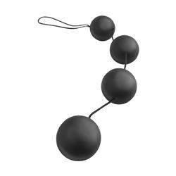 Anal Balls with Vibration Deluxe Colour Black